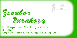 zsombor murakozy business card
